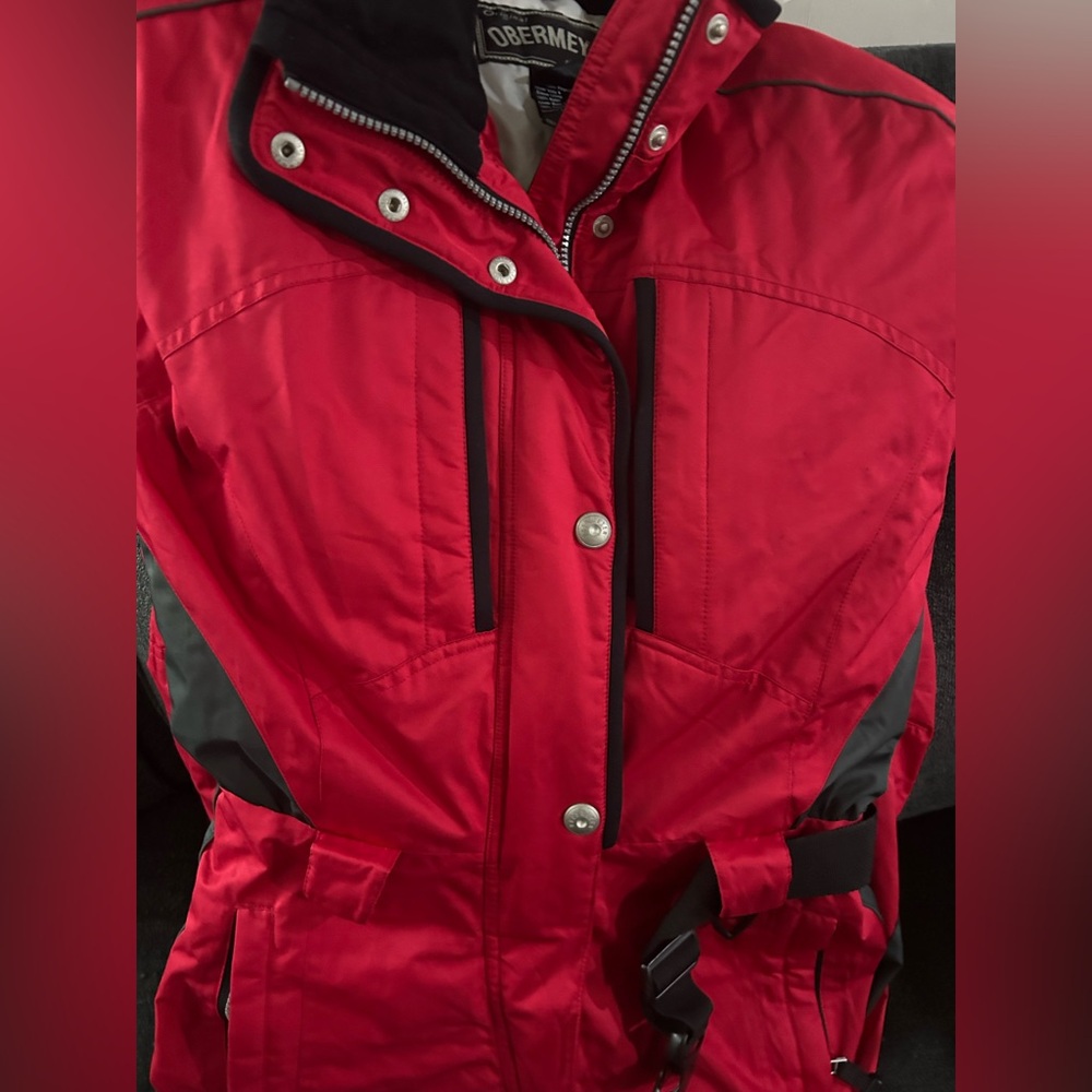 Obermeyer Women's Vibrant Red Ski Jumpsuit - See video